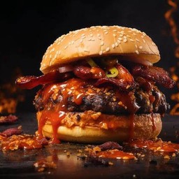 SPICY BEEF BURGER 🌶 บรีฟ สไปซี่ เบอร์เกอร์