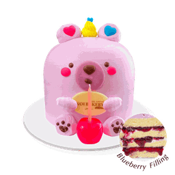 เค้กไอต้าวหมีม่วง