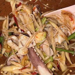 ตำปลาหมึก