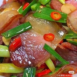 เนื้อเค็มผัดพริกหยวก