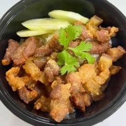 หมูทอดน้ำปลาเป็นกับข้าว