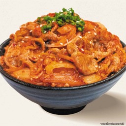 ข้าวหน้าหมูผัดกิมจิ