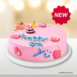 เค้กแฮปปี้เชอร์รี่แบร์ เลเยอร์วานิลลา 1 ปอนด์