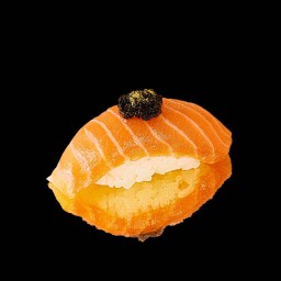 ซูชิแซลมอนซอสเห็ดทรัฟเฟิล