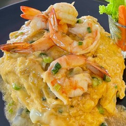 ข้าวไข่ข้นกุ้ง