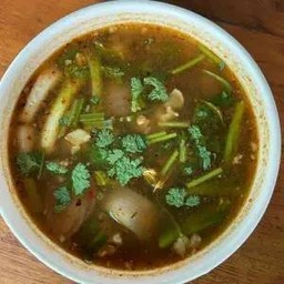 ต้มแซ่บกระดูกหมูอ่อน - Boiled pork soup
