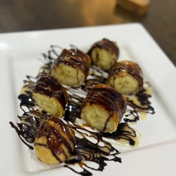 โรตีกล้วยหอมโรล (Banana Rolls )
