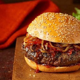 CHICKEN BBQ BURGER ซิกเก้น บาร์บีคิว เบอร์เกอร์