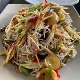 ตำซั่ว- Papaya salad with Vermicelli