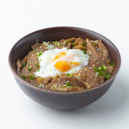 ข้าวหน้าหมูเกาหลีไข่ออนเซ็น