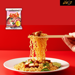 ผัดมาม่าต้มยำแห้ง