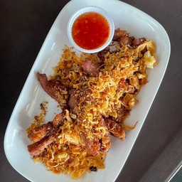 คอหมูทอด