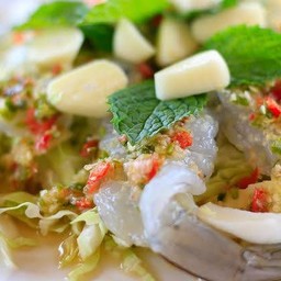 กุ้งแช่น้ำปลา