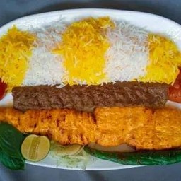 Ministers meal. Chello  kebab vaziri