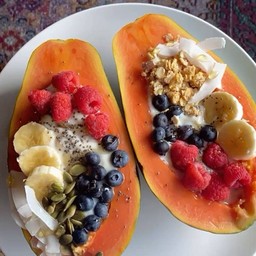 Papaya Yogurt Bowl