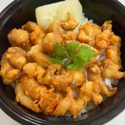 ไก่ทอดน้ำปลาเป็นกับข้าว