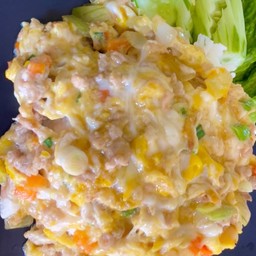 ข้าวไข่ข้นหมูสับ