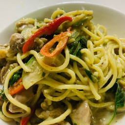 ผัดเขียวหวานเนื้อ