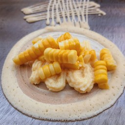 คัสตาร์ด + ข้าวโพด