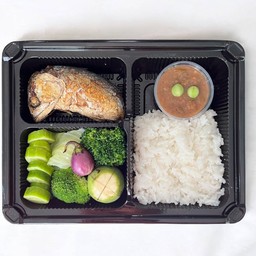 ข้าวน้ำพริกกะปิ+ปลาทูทอด+ผัก