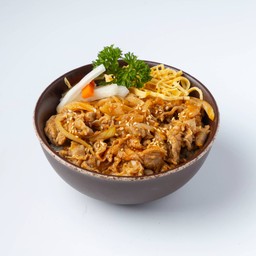 ข้าวหน้าหมูสไปซี่