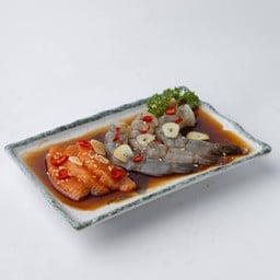 SET กุ้งดอง+แซลมอน