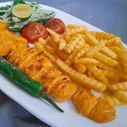 Chicken Skewer and French-fries