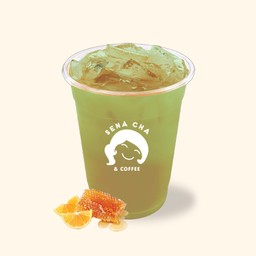 ชาเขียวน้ำผึ้งมะนาว