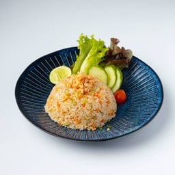 ข้าวผัด ปลาแซลมอน