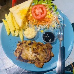 สเต็กไก่สไปซี่ (ซอสเกาหลี)