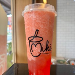 สตอเบอรี่ปั่นเจลลี่ ( ไม่มีชีส )