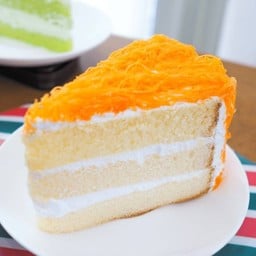 เค้กสามเหลี่ยมฝอยทอง