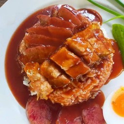 ข้าวหมูกรอบ