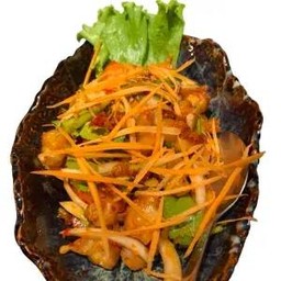 ยำเอ็นไก่ทอด