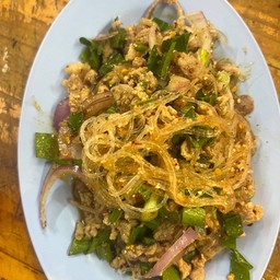 ลาบวุ้นเส้น+หมูสับ