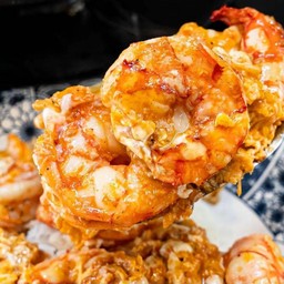 ข้าวไข่ขยี้กุ้ง