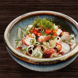 Tako spicy tataki