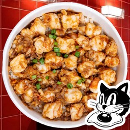 ข้าวกุ้งกระเทียม