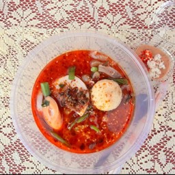 เฉพาะน้ำซุปหม่าล่าผสมกระดูกหมู และน้ำจิ้ม 1กระปุก