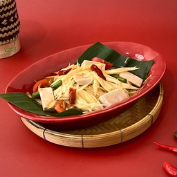 ตำปลาร้า หมูยอ