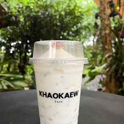 มะพร้าว นมสดปั่น