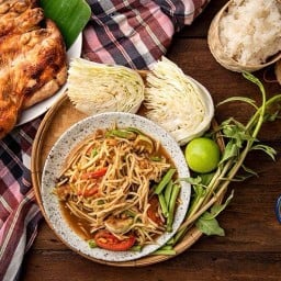 ตำเสี่ยงดวง ลุงหมีสาขาหนองจอก