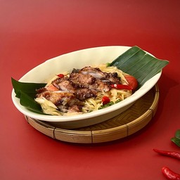 ส้มตำ ไก่ย่างคลุกฝุ่น