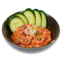 ยำปลาหมึกดอง