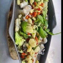 ปลาหมึกนึ่งมะนาว