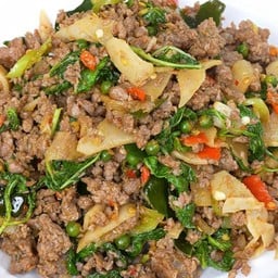 เนื้อสับคั่วหน่อไม้ดอง