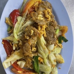 วุ้นเส้นผัดไข่หมู