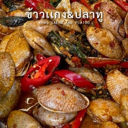 หอยลายผัดพริกเผา
