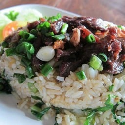 [อร่อยซ่ากับโค้ก] ข้าวผัดเนื้อเค็ม +  โค้ก ออริจินัล (กระป๋อง)