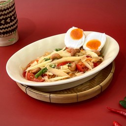 ตำไทย ไข่เค็ม